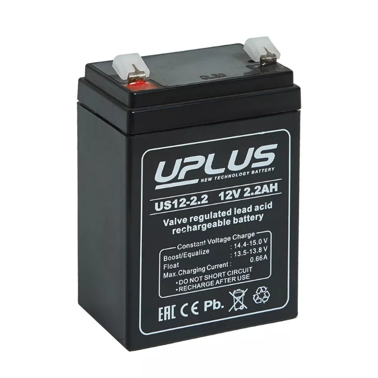 АКБ UPLUS (Leoch) 2,2 Ач 12 Вольт US 12-2,2