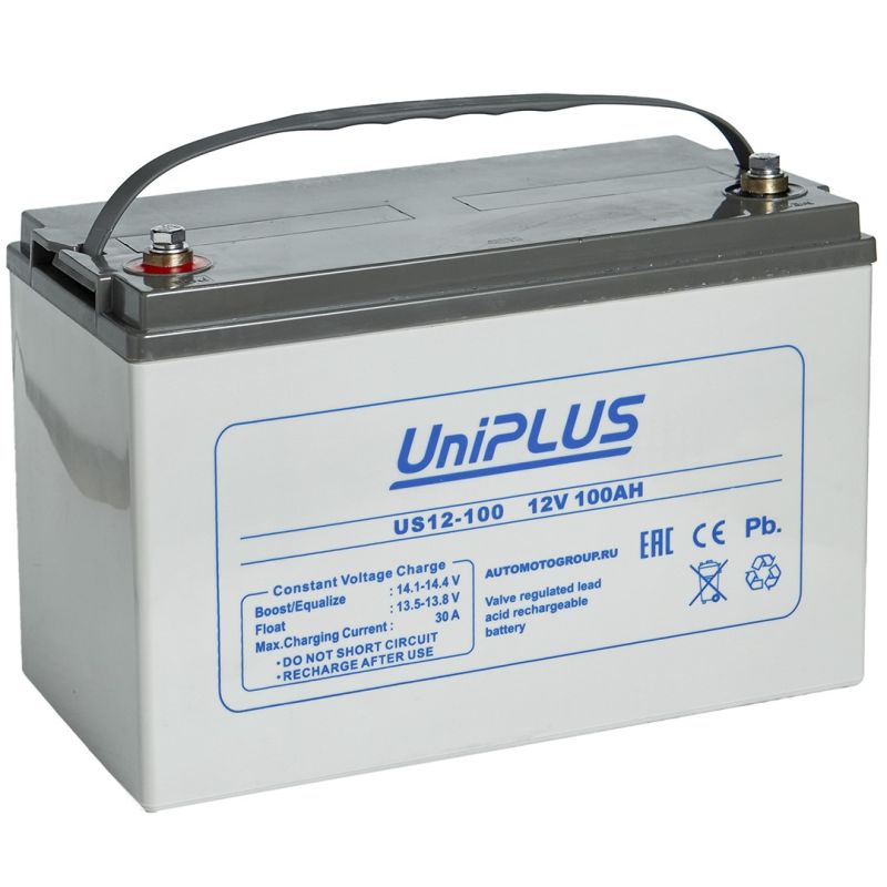 АКБ UniPLUS 100 Ач 12 Вольт US 12-100