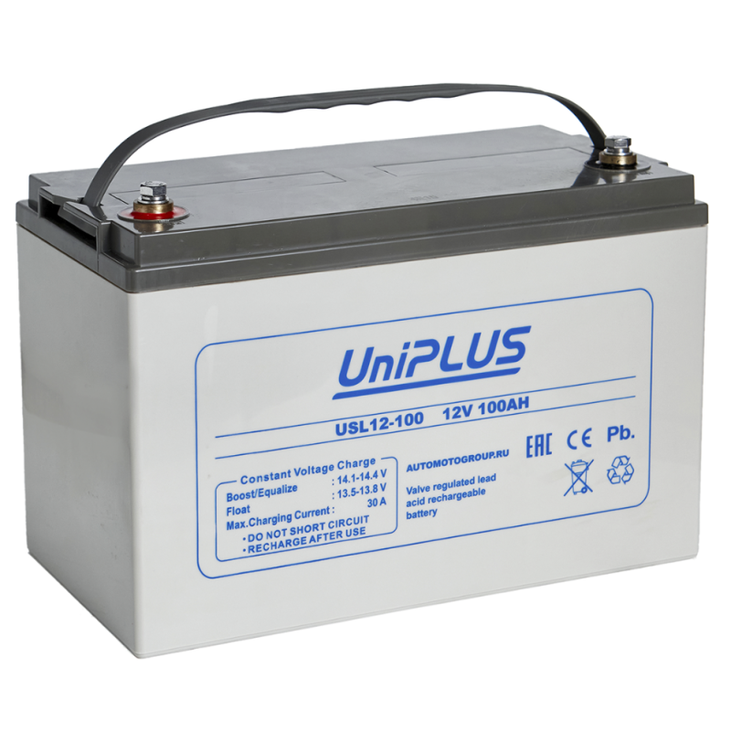 АКБ UniPLUS 100 Ач 12 Вольт USL 12-100 (Long Life)