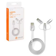 Airline Кабель для телефона 3 в 1 USB - Lightning, Type-C, Micro USB 1,2м, ACH-C-49