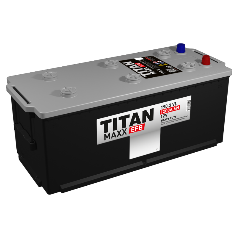 АКБ Titan Maxx EFB 190 Ач 6СТ-190.3 L