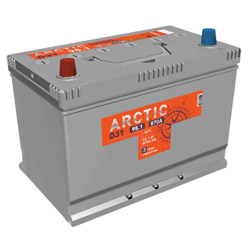 АКБ Titan Arctic AsiaSilver 95 Ач 6СТ-95.1 VL 