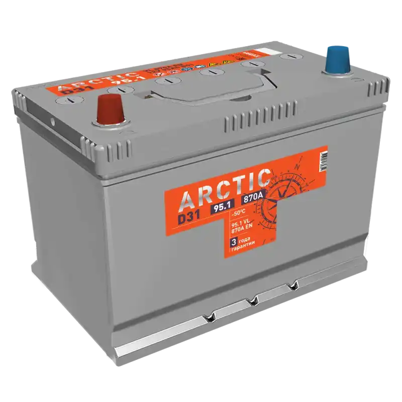 АКБ Titan Arctic AsiaSilver 95 Ач 6СТ-95.1 VL 