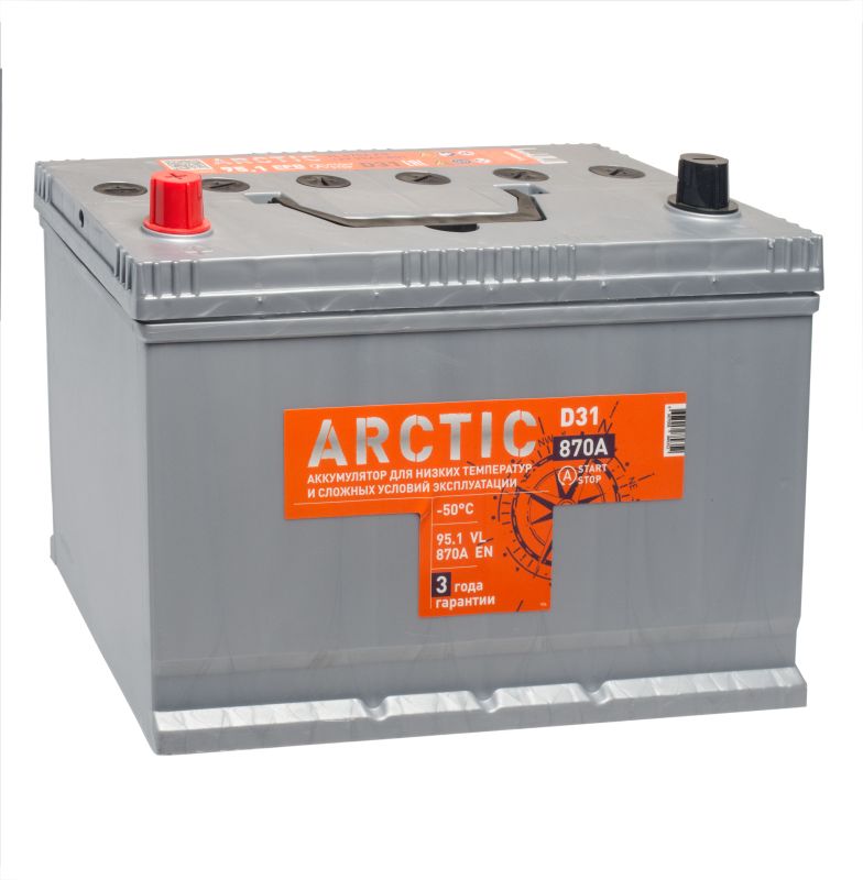 АКБ Titan Arctic AsiaSilver 95 Ач 6СТ-95.1 VL 