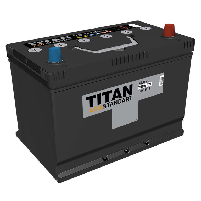 АКБ Titan Asia Standart 90 Ач о/п 6СТ-90.0 VL (D31FL)