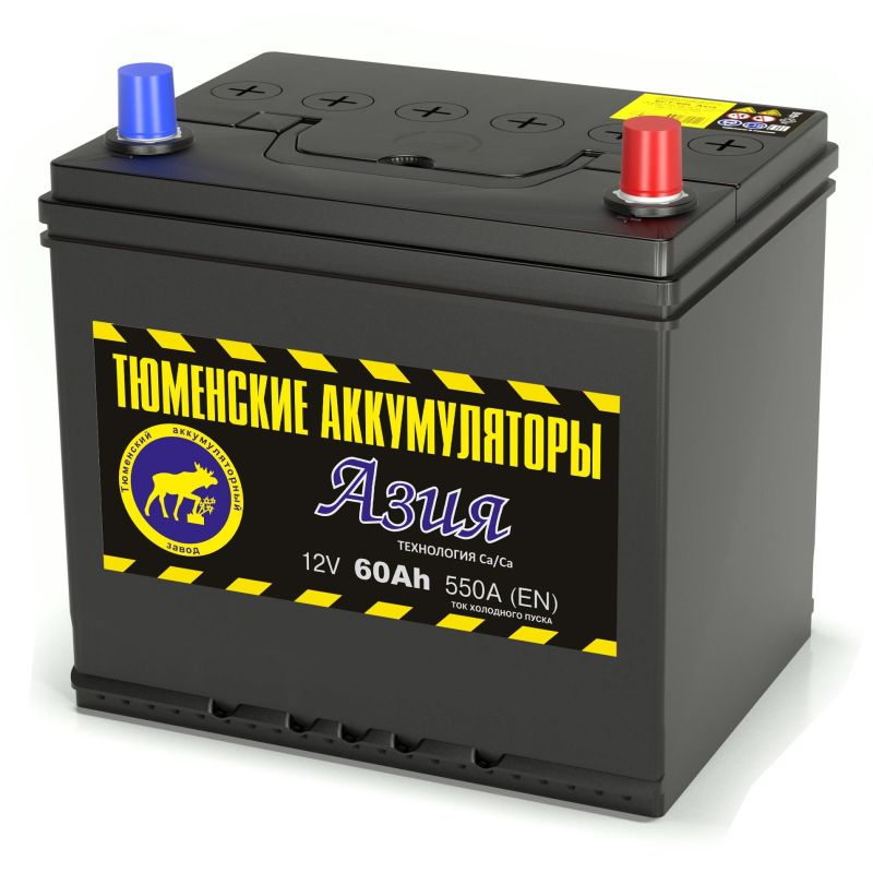 АКБ Тюмень 60 Ач о/п 6СТ-60LR Азия