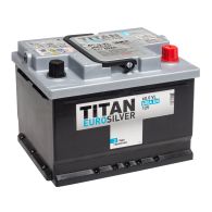 АКБ Titan Euro Silver 60 Ач о/п 6СТ-60.0 VL (низкая)