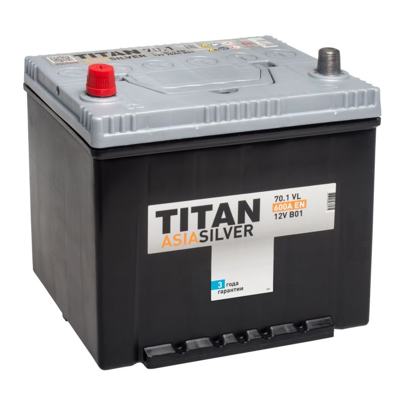 АКБ Titan Asia Silver 70 Ач 6СТ-70.1 VL (D23FR)
