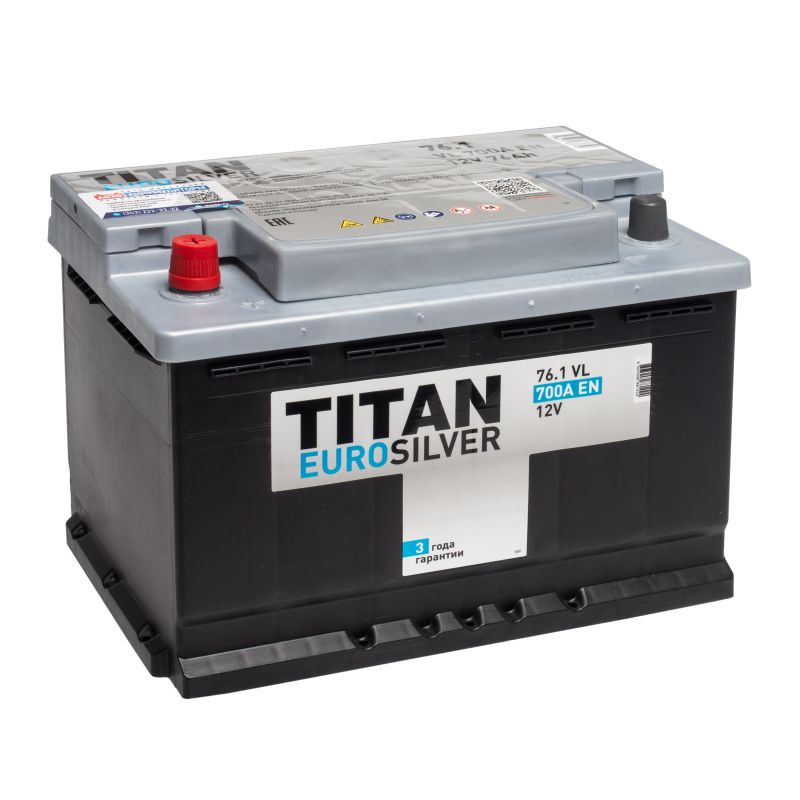 АКБ Titan Euro Silver 76 Ач 6СТ-76.1 VL