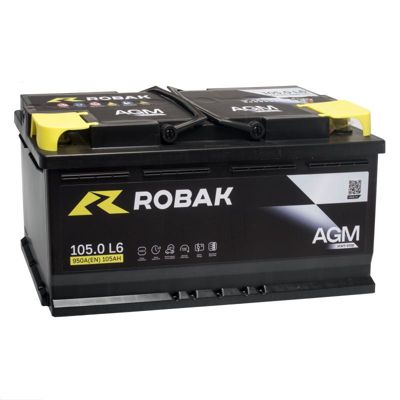 АКБ Robak AGM 105 Ач о/п