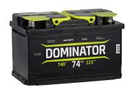 АКБ DOMINATOR 6СТ-74.0 VL (низкий)